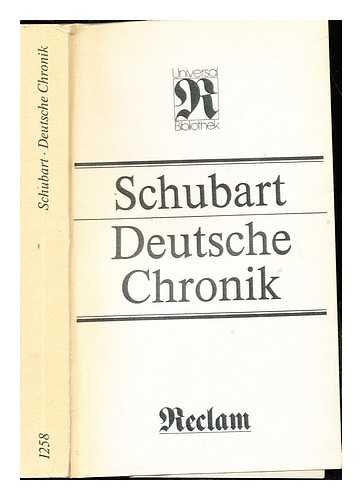 Beispielbild fr Deutsche Chronik : eine Auswahl aus den Jahren 1774 - 1777 und 1787 - 1791 zum Verkauf von medimops