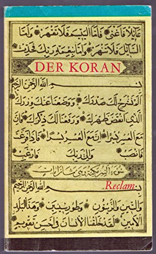 Imagen de archivo de Der Koran (RUB, 0351) a la venta por medimops