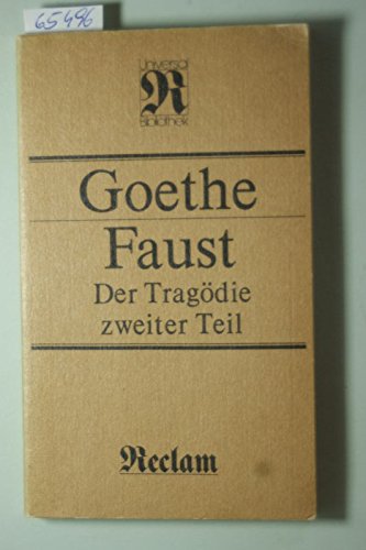 Goethe, Johann Wolfgang: Faust. - Leipzig : Reclam - unbekannt