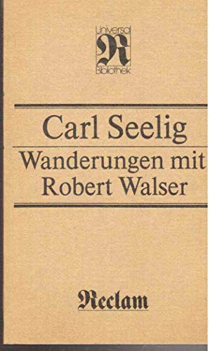 Imagen de archivo de Wanderungen mit Robert Walser (RUB, 1303) a la venta por medimops