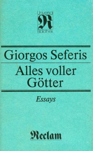 9783379005036: Alles voller Gotter: Essays (Reclams Universal-Bibliothek) [Paperback] by Sef...