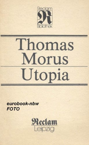 9783379005258: Thomas Morus: Utopia (Philosophie, Geschichte, Kulturgeschichte)