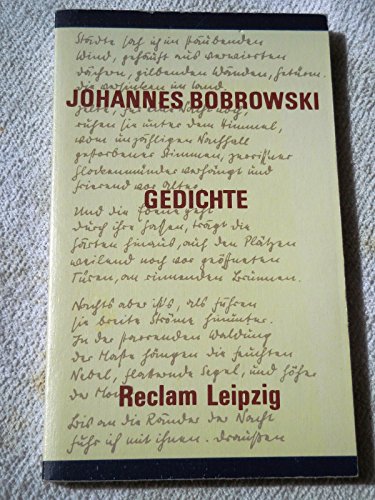 Gedichte - Bobrowski, Johannes