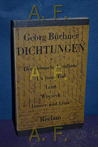 9783379005456: Dichtungen / Georg Bchner