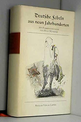 Stock image for Deutsche Fabeln aus neun Jahrhunderten for sale by medimops