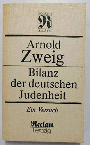 9783379006804: Bilanz der deutschen Judenheit. Ein Versuch