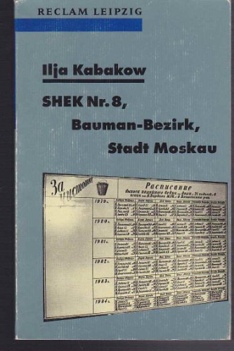Beispielbild fr SHEK Nr. 8, Bauman- Bezirk, Stadt Moskau. zum Verkauf von medimops