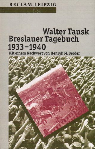 Beispielbild fr Breslauer Tagebuch 1933 - 1940. zum Verkauf von medimops