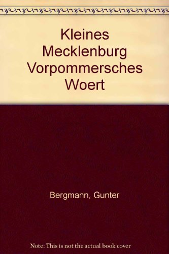 Beispielbild fr Kleines mecklenburg-vorpommersches Wrterbuch. zum Verkauf von medimops