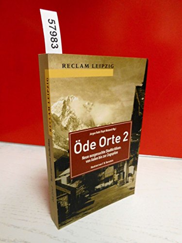 Beispielbild fr de Orte 2. Neue ausgesuchte Stadtkritiken: von Aalen bis zur Zugspitze zum Verkauf von medimops