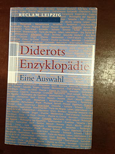 Beispielbild fr Diderots Enzyklopdie zum Verkauf von Antiquariat Walter Nowak