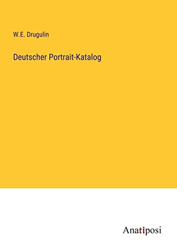 Stock image for Deutscher Portrait-Katalog for sale by PBShop.store US