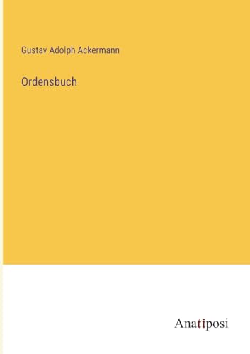 Stock image for Ordensbuch for sale by Ria Christie Collections