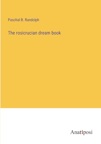 Beispielbild fr rosicrucian dream book zum Verkauf von PBShop.store US
