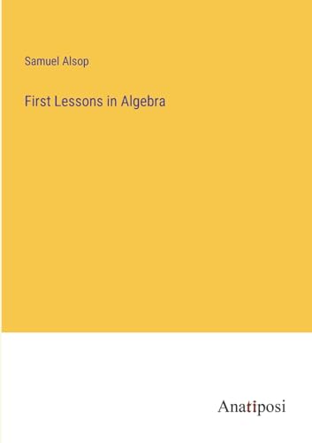 Stock image for First Lessons in Algebra for sale by PBShop.store US