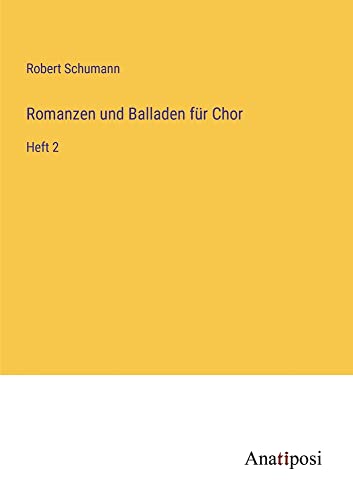 9783382400200: Romanzen und Balladen fr Chor: Heft 2