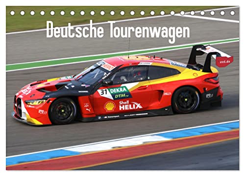 Stock image for Deutsche Tourenwagen (Tischkalender 2024 DIN A5 quer), CALVENDO Monatskalender: Fotos aus der DTM 2022 for sale by medimops