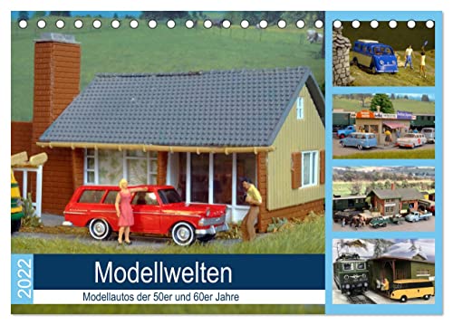 Stock image for Modellwelten, Modellautos der 50er und 60er Jahre (Tischkalender 2025 DIN A5 quer), CALVENDO Monatskalender : Modellautos in nostalgischem Umfeld for sale by AHA-BUCH GmbH