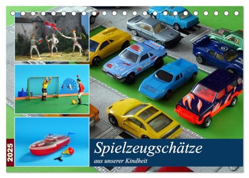 9783383983429: Spielzeugschtze aus unserer Kindheit (Tischkalender 2025 DIN A5 quer), CALVENDO Monatskalender: Unser Lieblingsspielzeug von einst