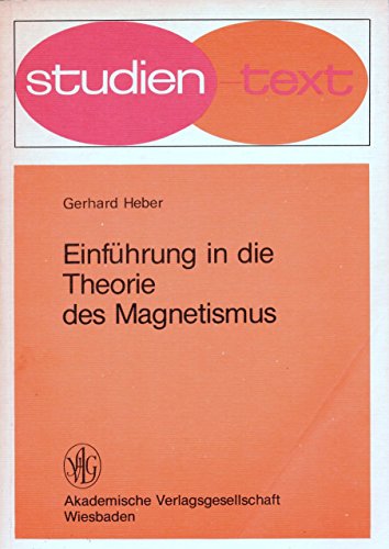 Einfuhrung in Die Theorie Des Magnetismus - Dieter Wagner
