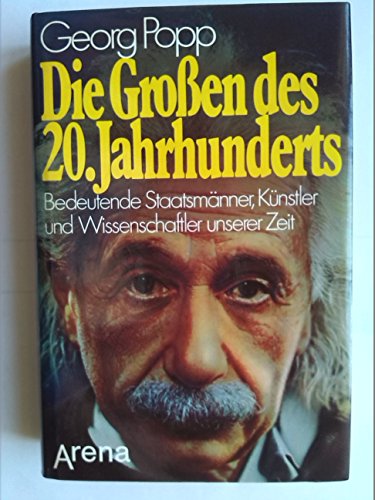 Stock image for Die Groen des Zwanzigsten Jahrhunderts for sale by Versandantiquariat Felix Mcke
