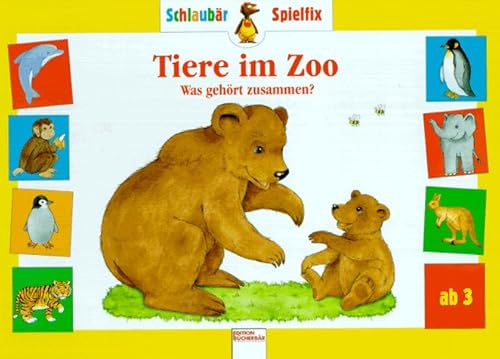 Beispielbild fr Tiere im Zoo : was gehrt zusammen?. [Konzeption: Friedrich Dandl. Ill.: Angelika Zerle] / Schlaubr : Spielfix zum Verkauf von Antiquariat Buchhandel Daniel Viertel