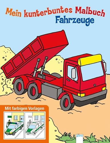 Beispielbild fr Mein kunterbuntes Malbuch Fahrzeuge zum Verkauf von medimops