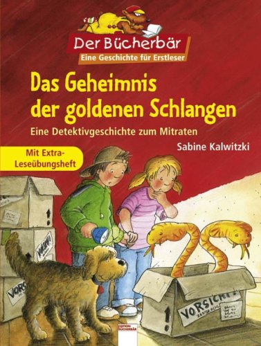 9783401089270: Das Geheimnis der goldenen Schlangen: Eine Detektivgeschichte zum Mitraten. Mit Extra-Lesebungsheft