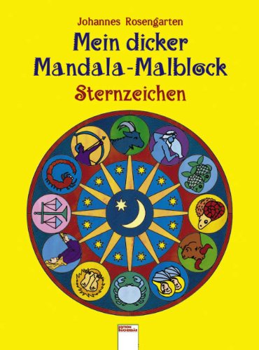 Beispielbild fr Mein dicker Mandala-Malblock - Sternzeichen zum Verkauf von medimops