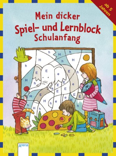 9783401093376: Mein dicker Spiel- und Lernblock Schulanfang