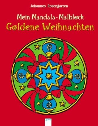 Beispielbild fr Mein Mandala Malblock - Goldene Weihnachten zum Verkauf von medimops