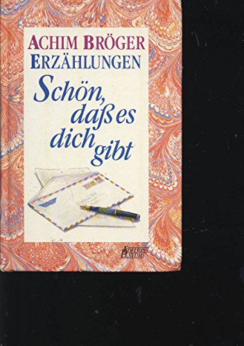 Beispielbild fr Schn, da es dich gibt zum Verkauf von Versandantiquariat Felix Mcke