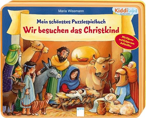 Beispielbild fr Mein schnstes Puzzlespielbuch - Wir besuchen das Christkind zum Verkauf von medimops