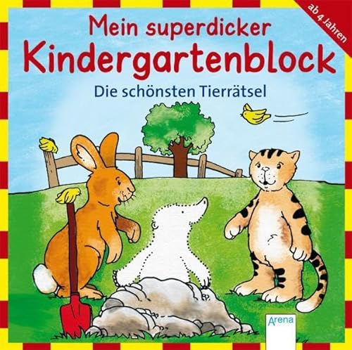 Stock image for Mein superdicker Kindergartenblock - Die schnsten Tierrtsel for sale by medimops