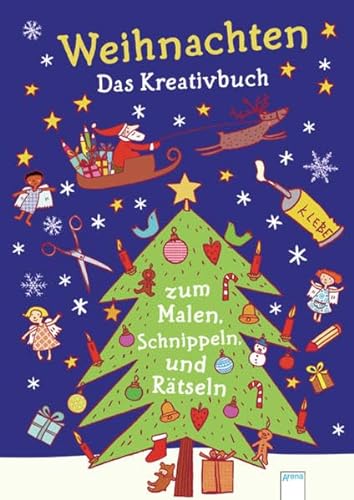 Stock image for Weihnachten - Das Kreativbuch zum Malen, Schnippeln, Kleben und Rtseln for sale by medimops