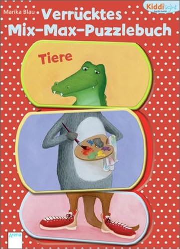 Beispielbild fr Verrcktes Mix-Max-Puzzlebuch Tiere zum Verkauf von medimops