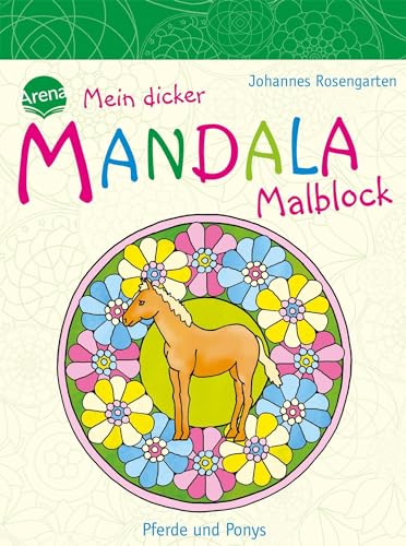 9783401099644: Mein dicker MANDALA Malblock: Pferde und Ponys