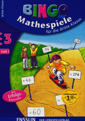 9783401412658: Mathespiele 3, Heft 1. durchg. farb. Ill.