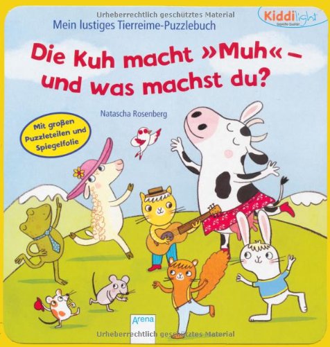 Beispielbild fr Die Kuh macht "Muh" - und was machst du?: Mein lustiges Tierreime-Puzzlebuch zum Verkauf von medimops