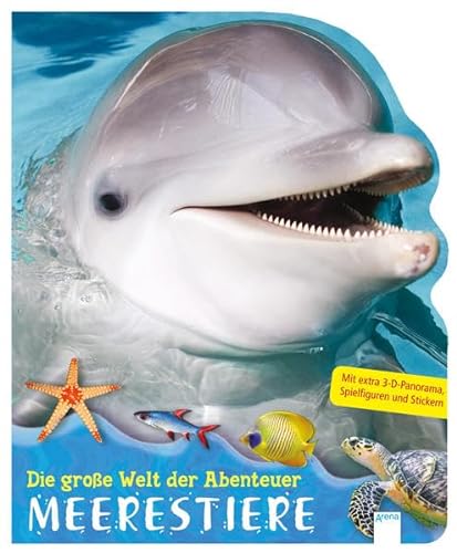 Stock image for Meerestiere: Die groe Welt der Abenteuer ( mit 3D Panorama Spielfiguren und Sicker) for sale by medimops
