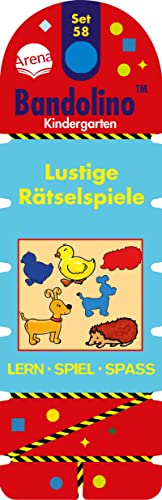 9783401709147: Bandolino Set 58. Lustige Rtselspiele: Kindergarten. Lern - Spiel - Spass