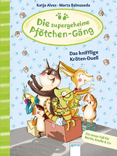 9783401711065: Die supergeheime Pftchen-Gng (4). Das knifflige Krten-Duell