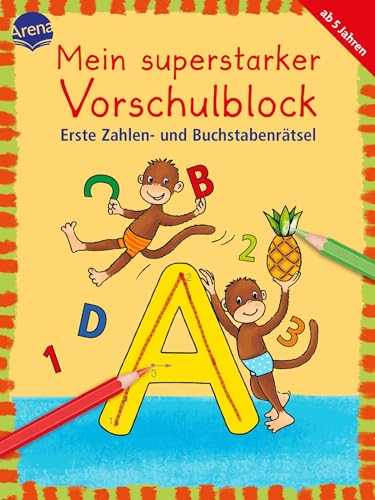 Stock image for Mein superstarker Vorschulblock. Erste Zahlen- und Buchstabenrtsel -Language: german for sale by GreatBookPrices