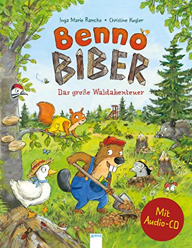 Imagen de archivo de Benno Biber. Das groe Waldabenteuer: Ein Sachbilderbuch mit CD a la venta por medimops