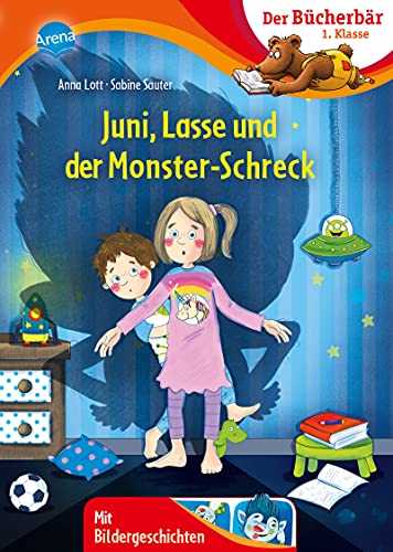 Beispielbild fr Juni, Lasse und der Monsterschreck: Der Bcherbr: 1. Klasse. Mit Bildergeschichten zum Verkauf von medimops