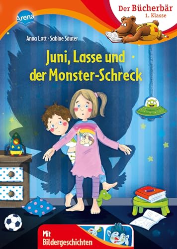 Stock image for Juni, Lasse und der Monsterschreck: Der Bcherbr: 1. Klasse. Mit Bildergeschichten for sale by medimops