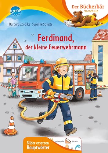 9783401716480: Ferdinand, der kleine Feuerwehrmann: Der Bcherbr: Vorschule. Bilder ersetzen Namenwrter