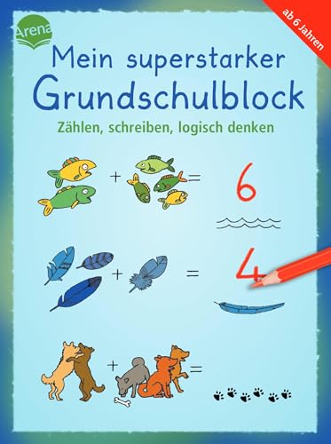 Beispielbild fr Mein superstarker Grundschulblock. Zhlen, schreiben, logisch denken zum Verkauf von Blackwell's