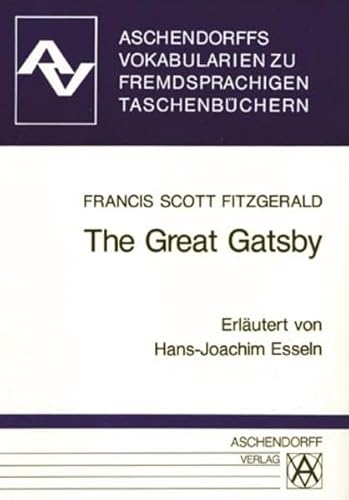 9783402028445: Fitzgerald: Great Gatsby/Vokabular.