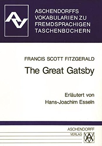 9783402028445: Fitzgerald: Great Gatsby/Vokabular.
